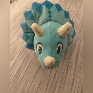 Rare Disney Parks Animal Kingdom Dinoland Triceratops Plush Small 11” Dinosaur